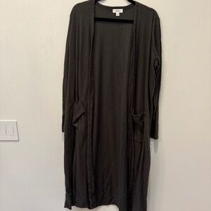 Brand New LuLaRoe Size XL Dark Gray Sarah Cardigan